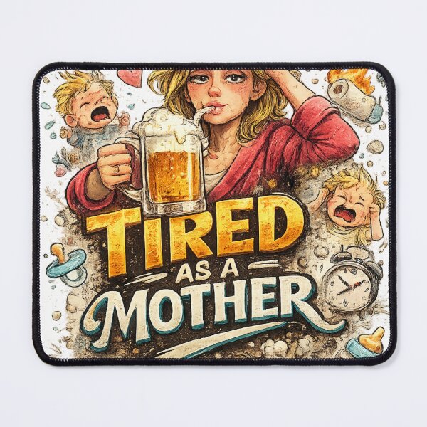 Item preview, Mother's Day - Tired as a Mother designed and sold by KreatikaShop.