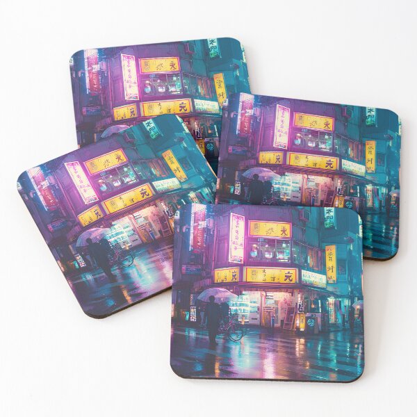 Item preview, Tokyo Rain Cyberpunk Street designed and sold by Neo Tokio.