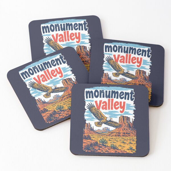Item preview, Monument Valley National Park Colorful Landscape Retro Eagle designed and sold by HowToCanadian.