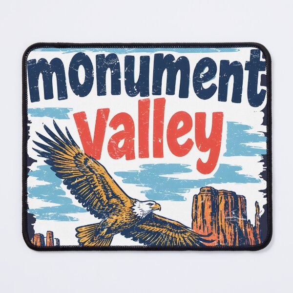 Item preview, Monument Valley National Park Colorful Landscape Retro Eagle designed and sold by HowToCanadian.