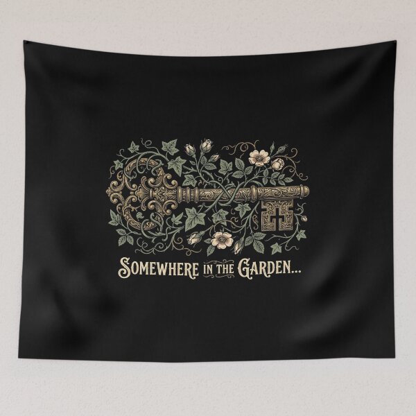 Item preview, Somewhere In The Garden Secret Key Floral Design designed and sold by Fenay Designs.