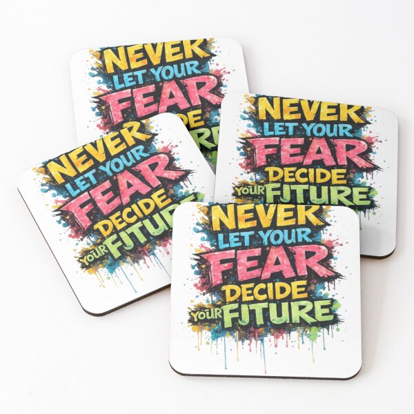 Item preview, Never Let Your Fear Decide Your Future designed and sold by Ahmedsyde.