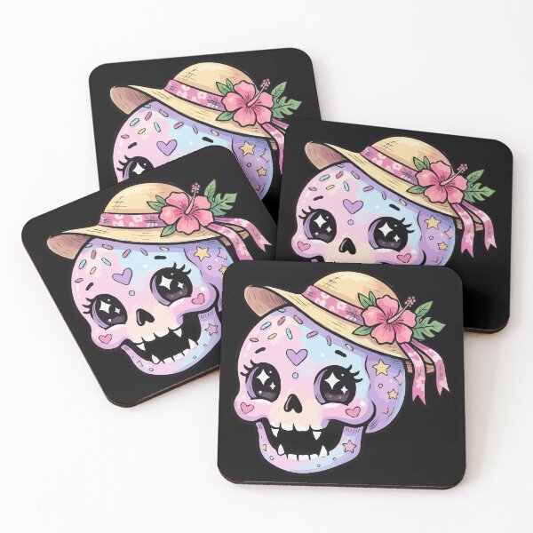 Item preview, Tropical Summer Skeletal Lady designed and sold by Emegan Print Art.