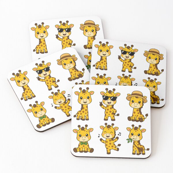 Item preview, Cute Giraffe Sticker Pack designed and sold by Krincydigitalart.