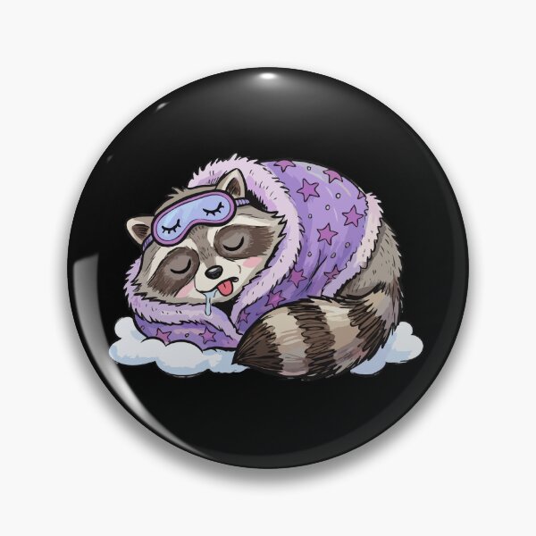 Item preview, Resting Ring-Tailed Trash Panda designed and sold by Emegan Print Art.
