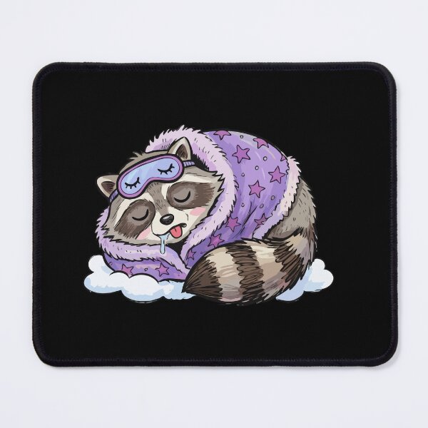 Item preview, Resting Ring-Tailed Trash Panda designed and sold by Emegan Print Art.