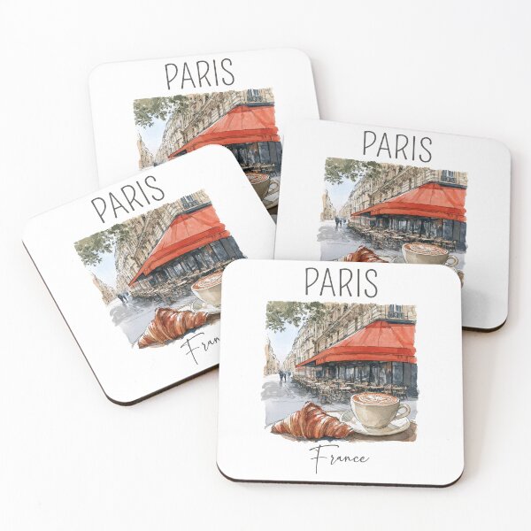 Item preview, A Watercolor Design of Paris - France designed and sold by Sketch-Shack.