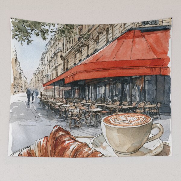 Item preview, A Watercolor Design of Paris - France designed and sold by Sketch-Shack.