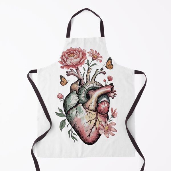 Item preview, Mother’s Heart Garden - Floral Anatomical Heart Art designed and sold by Design_Your_Day.