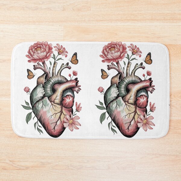 Item preview, Mother’s Heart Garden - Floral Anatomical Heart Art designed and sold by Design_Your_Day.