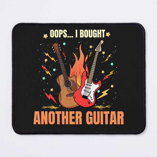 Item preview, Oops I Bought Another Guitar Funny Guitar Player Design designed and sold by Joyful-Pixel.