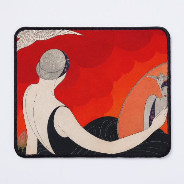 Item preview, Erte - Art Deco Vintage Woman Illustration for Retro Art Lovers designed and sold by RickE.