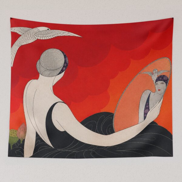 Item preview, Erte - Art Deco Vintage Woman Illustration for Retro Art Lovers designed and sold by RickE.