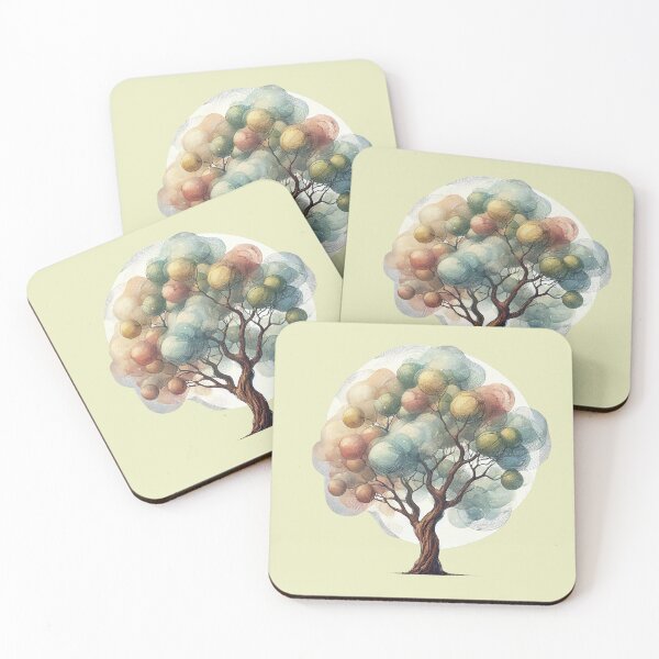 Item preview, Dreamy Watercolor Macadamia Tree designed and sold by quigeebo designs.