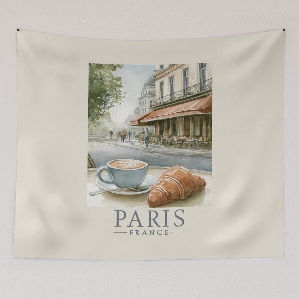 Item preview, A Travel Print of Paris - France designed and sold by StudioRedKoala.