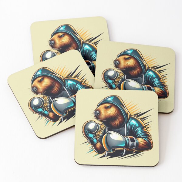 Item preview, Capybara Boxer – Funny Animal Design designed and sold by Dogandesighn.