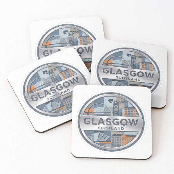 Item preview, Glasgow Scotland Urban Travel Badge Art designed and sold by redsharkuk.