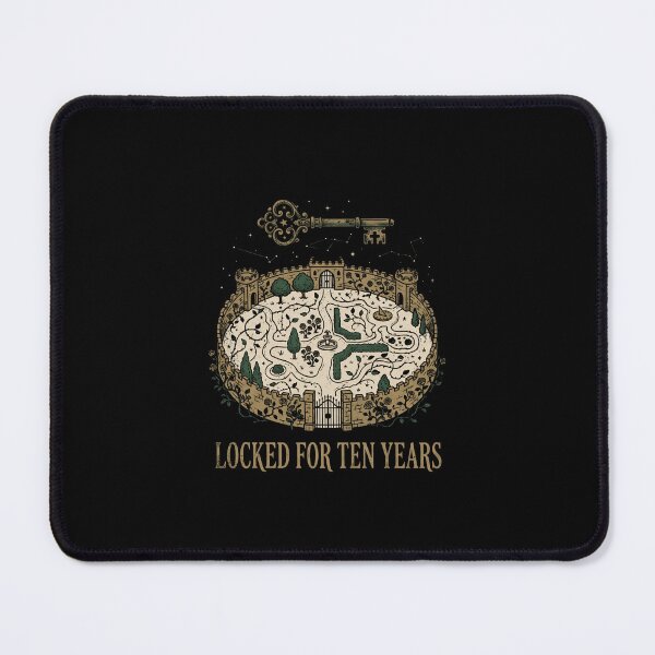 Item preview, Locked For Ten Years Secret Garden Round Map Design designed and sold by Fenay Designs.