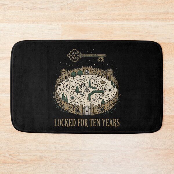 Item preview, Locked For Ten Years Secret Garden Round Map Design designed and sold by Fenay Designs.