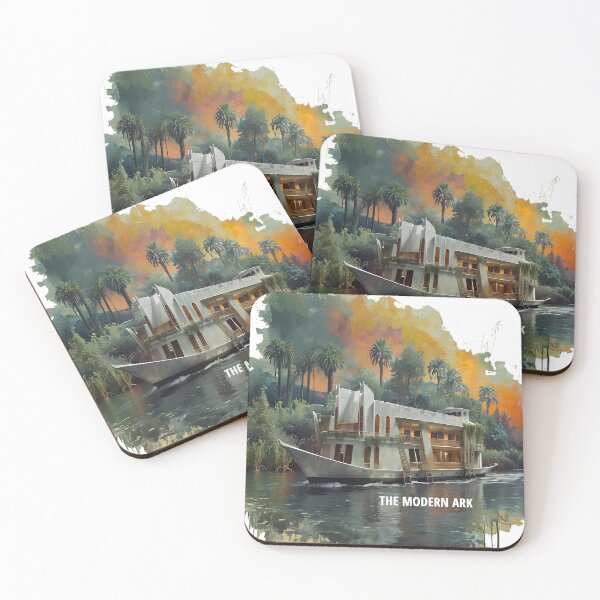 Item preview, The Modern Ark - Futuristic Floating Villa designed and sold by Modern Nest Art.