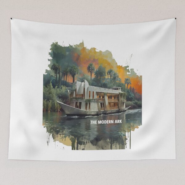 Item preview, The Modern Ark - Futuristic Floating Villa designed and sold by Modern Nest Art.