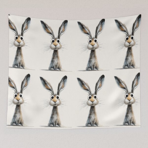 Item preview, HARE RaBBiT PRiNTS ' Susan ' BY SHIRLEY MACARTHUR designed and sold by Shirley MacArthur Art.