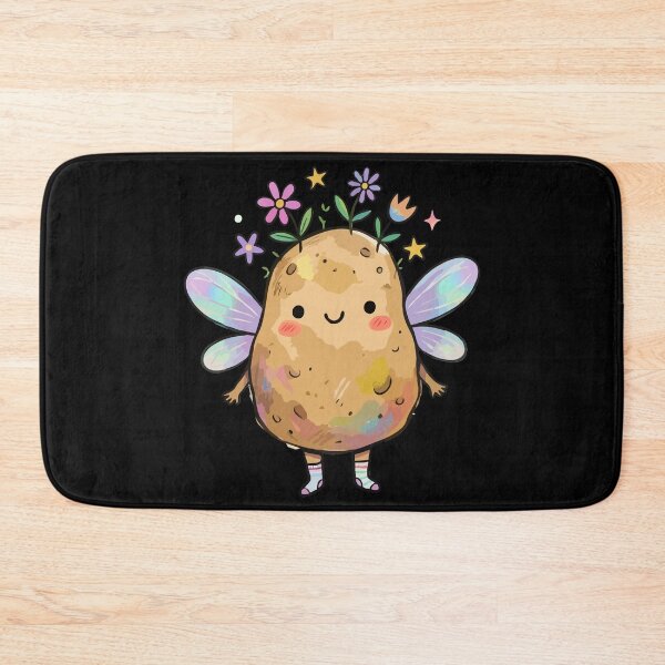 Item preview, Kawaii Cottagecore Iridescent Winged Spud designed and sold by Emegan Print Art.