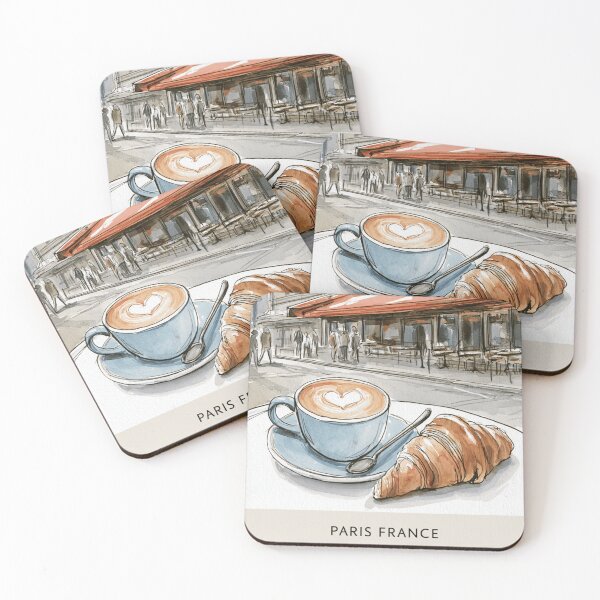Item preview, A Travel Print of Paris - France designed and sold by StudioRedKoala.