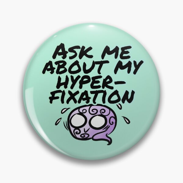 Item preview, Ask me about my hyperfixation - Claninchen bunny designed and sold by Claninchen.