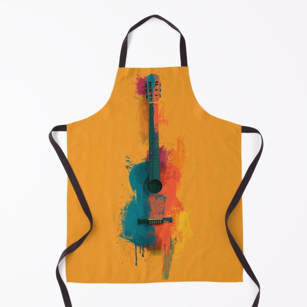 Item preview, classical guitar drawing artwork designed and sold by gut2000.