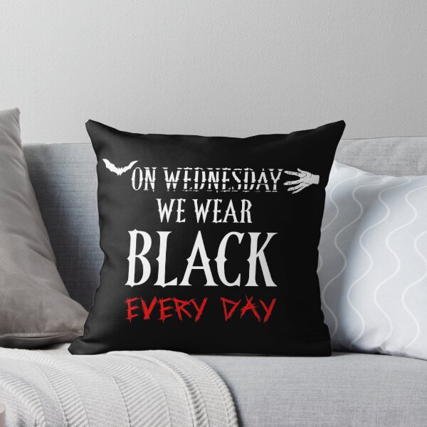 Item preview, On Wednesday We Wear Black - We Wear Black Every Day designed and sold by XIOMOS.