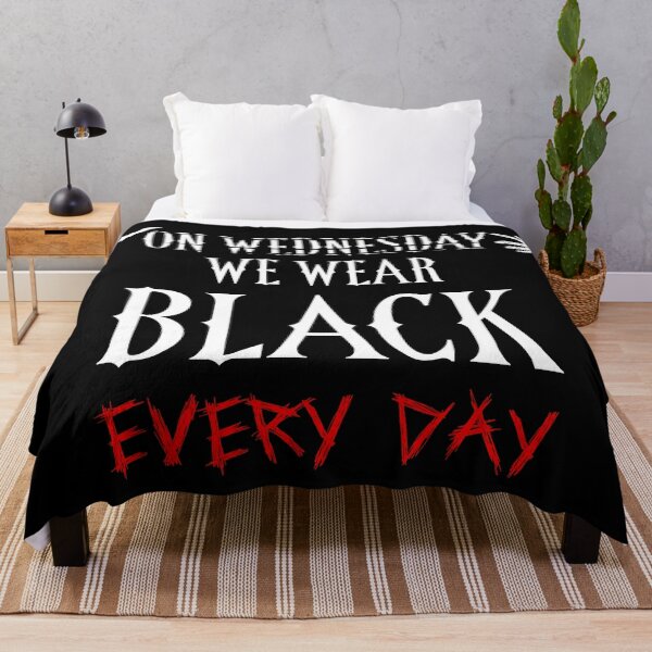 Item preview, On Wednesday We Wear Black - We Wear Black Every Day designed and sold by XIOMOS.