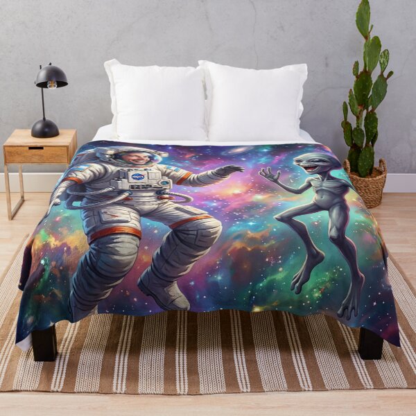 Item preview, Astronauta & alien in space designed and sold by Bandey one.
