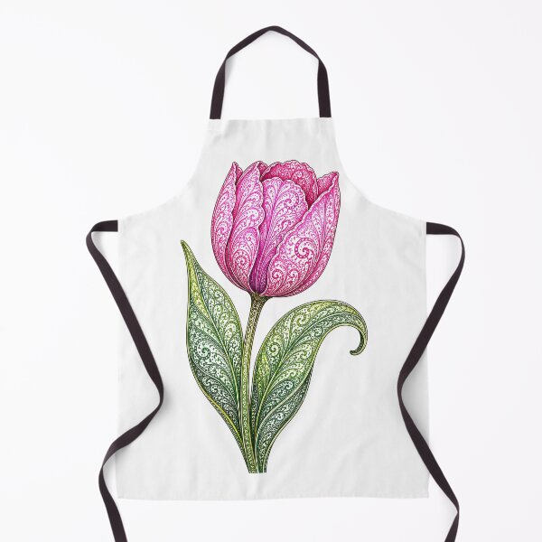 Aperçu de l'œuvre Tulipe rose délicate créée et vendue par PaintedbyCarol.