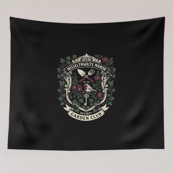 Item preview, Misselthwaite Manor Secret Garden Club Crest designed and sold by Fenay Designs.