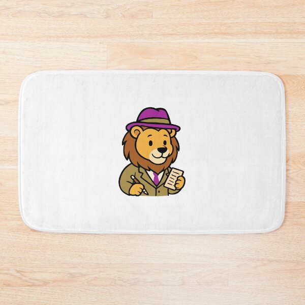 Item preview, Cute Lion Businessman Sticker designed and sold by Krincydigitalart.