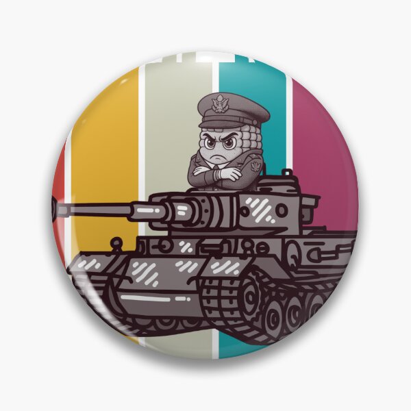 Item preview, Colonel Kernel’s Tank Flakes - Funny Military Corn Pun Retro Design designed and sold by 2msons.