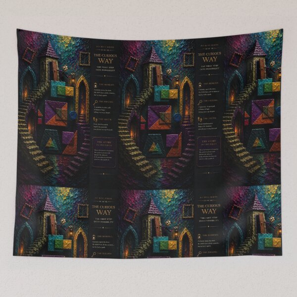 Item preview, The Curious Way Abstract Journey designed and sold by Jacque's Life In Motion Studio.