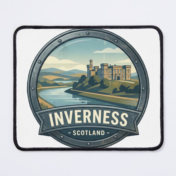 Item preview, Inverness Scotland Highland Travel Badge Art designed and sold by redsharkuk.
