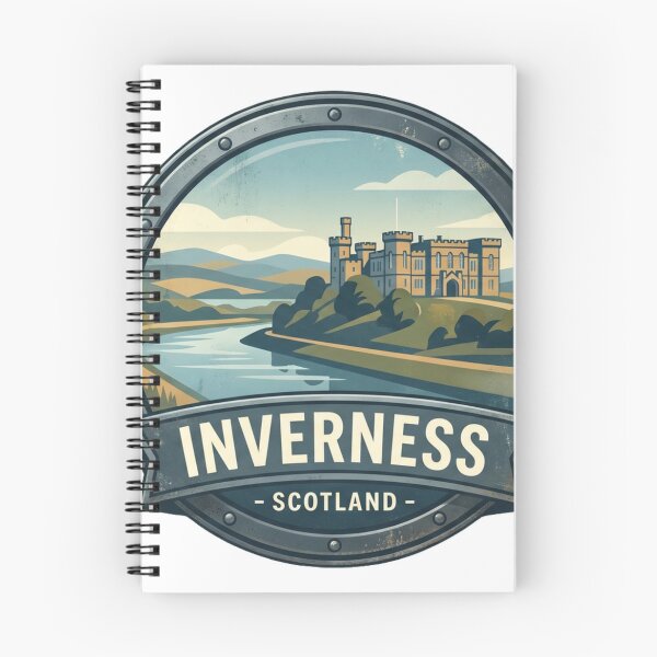 Item preview, Inverness Scotland Highland Travel Badge Art designed and sold by redsharkuk.