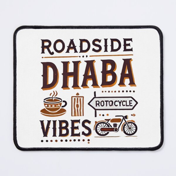 Item preview, Roadside Dhaba Vibes Retro Chai & Motorcycle India Travel designed and sold by Globalcitytees.