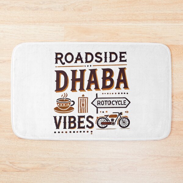 Item preview, Roadside Dhaba Vibes Retro Chai & Motorcycle India Travel designed and sold by Globalcitytees.