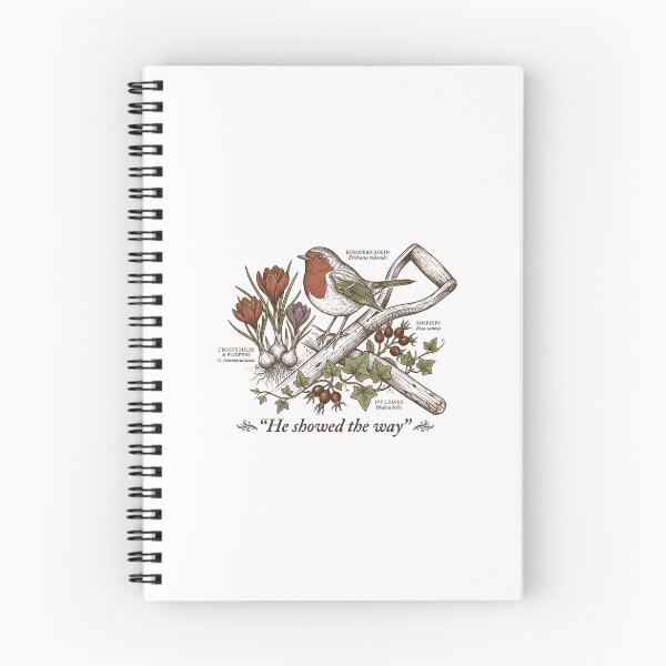 Item preview, He Showed the Way Robin and Garden Tools Design designed and sold by Fenay Designs.