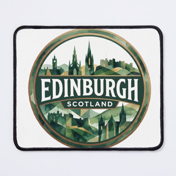 Item preview, Edinburgh Scotland Classic Travel Badge Art designed and sold by redsharkuk.