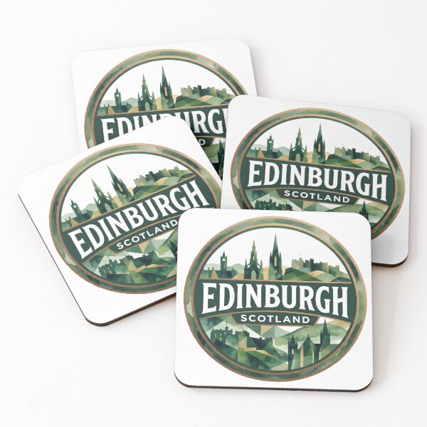 Item preview, Edinburgh Scotland Classic Travel Badge Art designed and sold by redsharkuk.
