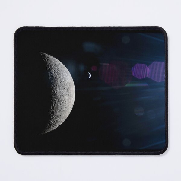 Item preview, Moon and Earth cruising through Space Artemis II designed and sold by Weston  Westmoreland.