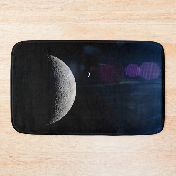 Item preview, Moon and Earth cruising through Space Artemis II designed and sold by Weston  Westmoreland.