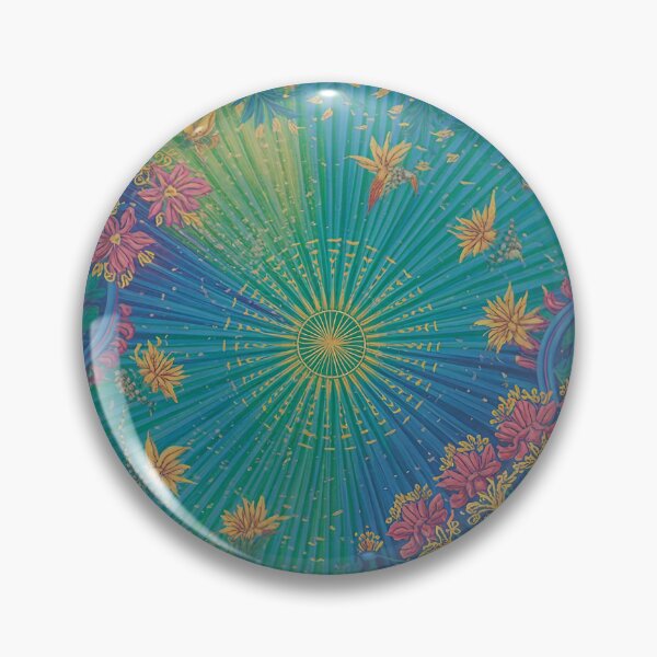 Item preview, Mandala lúdico: turquesa y colores brillantes designed and sold by Jandedan.