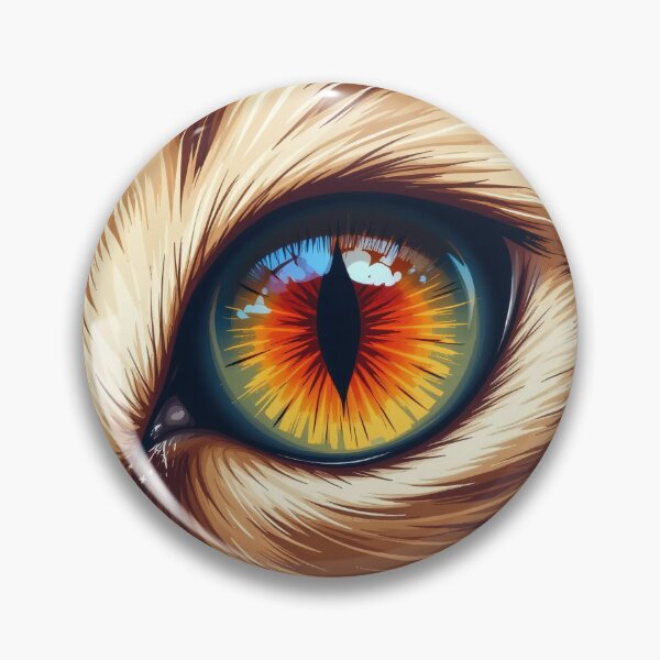 Item preview, Cat Eye - Detailed Illustration Art Print designed and sold by dosuki Store.