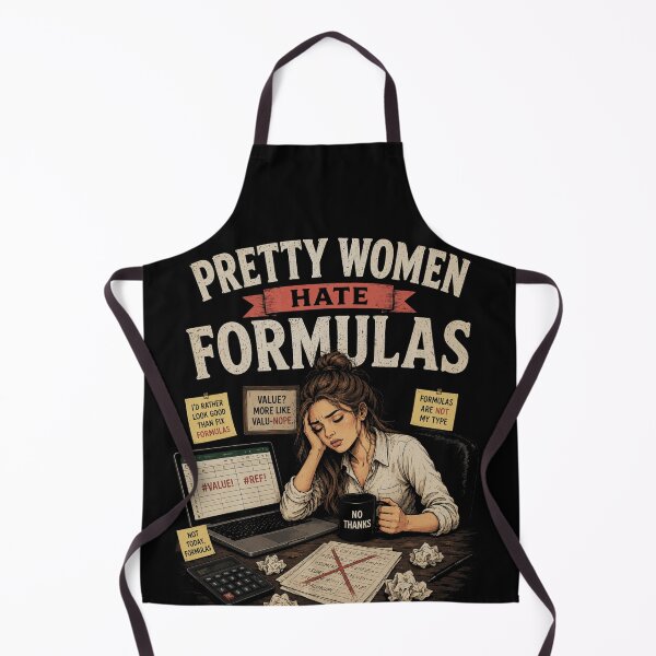Item preview, Pretty Women Hate Formulas – Funny Office Humor Vintage T-Shirt designed and sold by @SHINTOSARTSTORE.